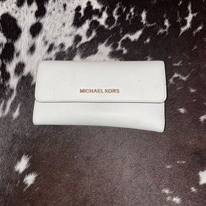 Michael Kors white wallet
